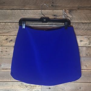 BLUE MINI SKIRT